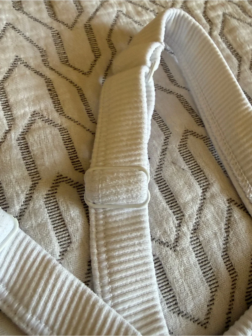ALO Yoga Ribbed white Tank Bodysuit